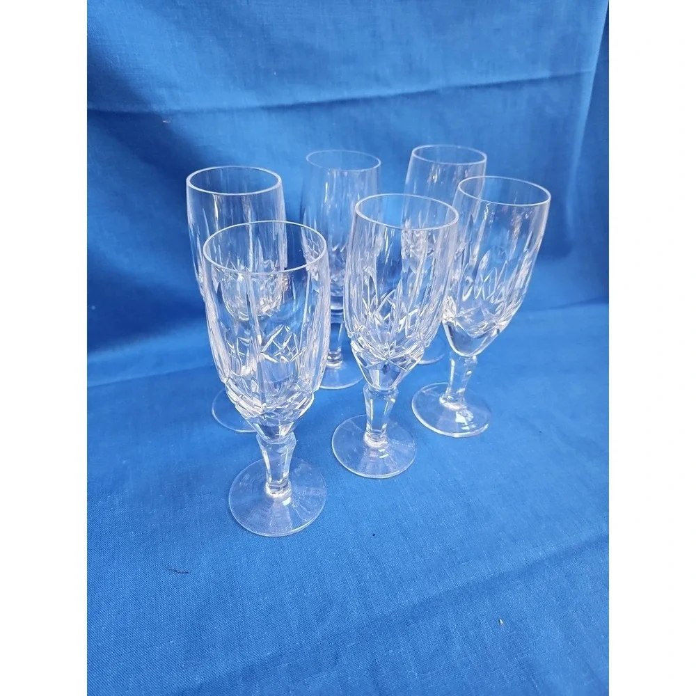 Galway Crystal Wine Glass KING'S COURT Set Of 6 Irish‎ Excellent 159971